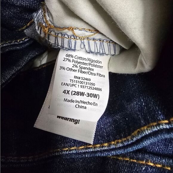 Nwt Terra & Sky Women's Plus Size Pull On Bermuda Shorts, 9" Inseam, 4X 28-30W - Picture 9 of 9